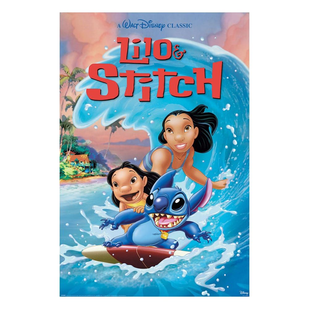 Lilo & Stitch Plakát Pack Wave Surf 61 x 91 cm (4) Pyramid International