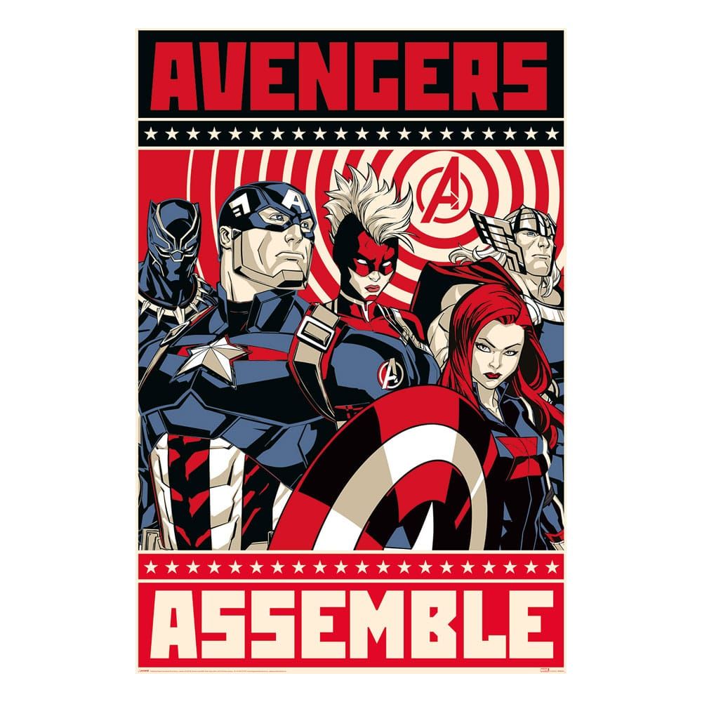 Marvel Plakát Pack Avengers Assemble 61 x 91 cm (4) Pyramid International