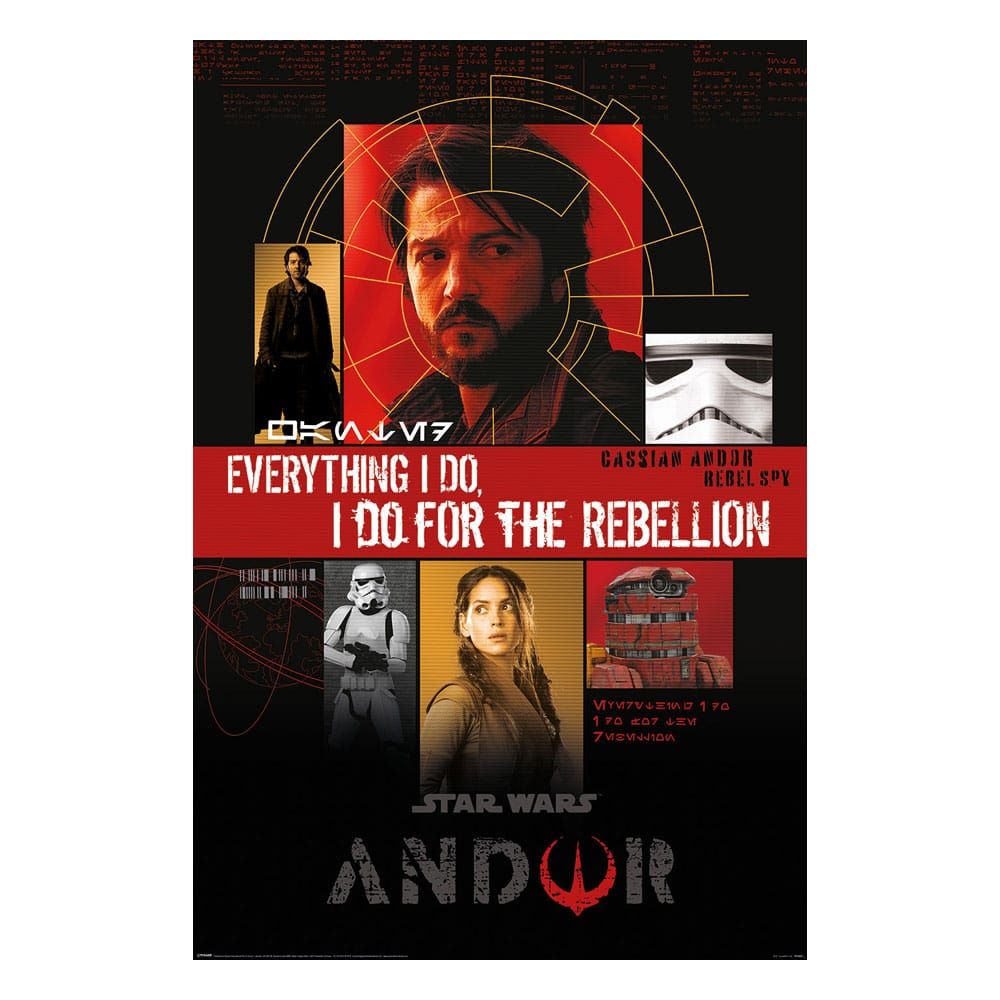 Star Wars: Andor Plakát Pack For the Rebbelion 61 x 91 cm (4) Pyramid International