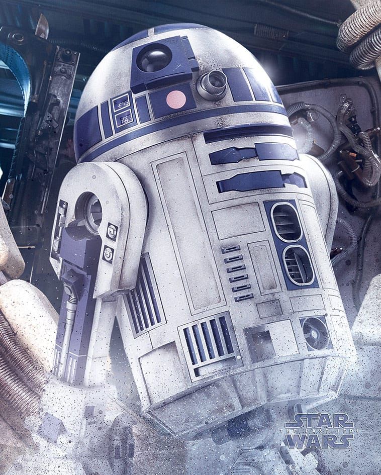 Star Wars: The last Jedi Plakát Pack R2-D2 Droid 40 x 50 cm (4) Pyramid International