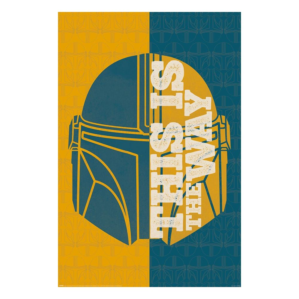 Star Wars: The Mandalorian Plakát Pack Half/Half 61 x 91 cm (4) Pyramid International
