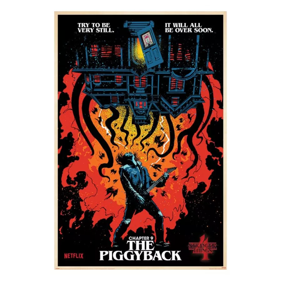 Stranger Things 4 Plakát Pack Chapter 9 The Piggback 61 x 91 cm (4) Pyramid International
