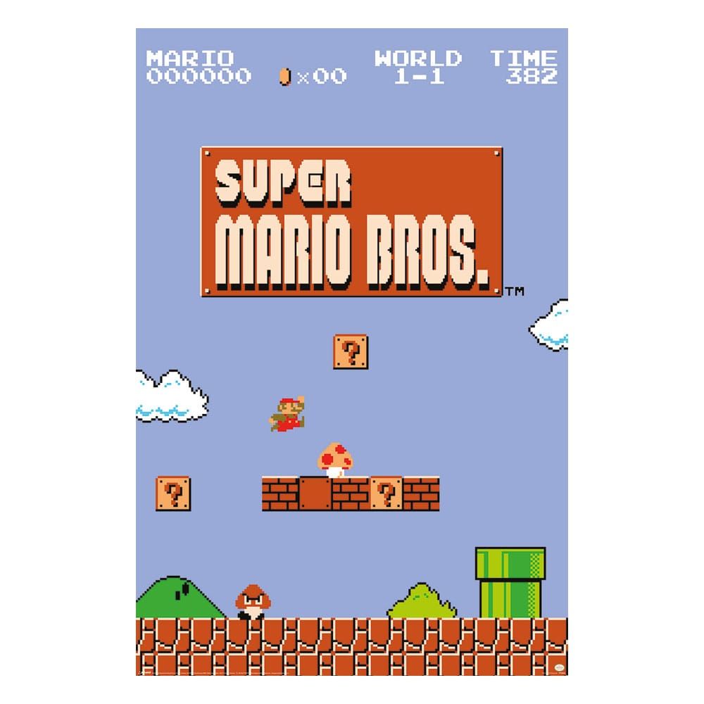 Super Mario Brothers Plakát Pack World 1-1 61 x 91 cm (4) Pyramid International