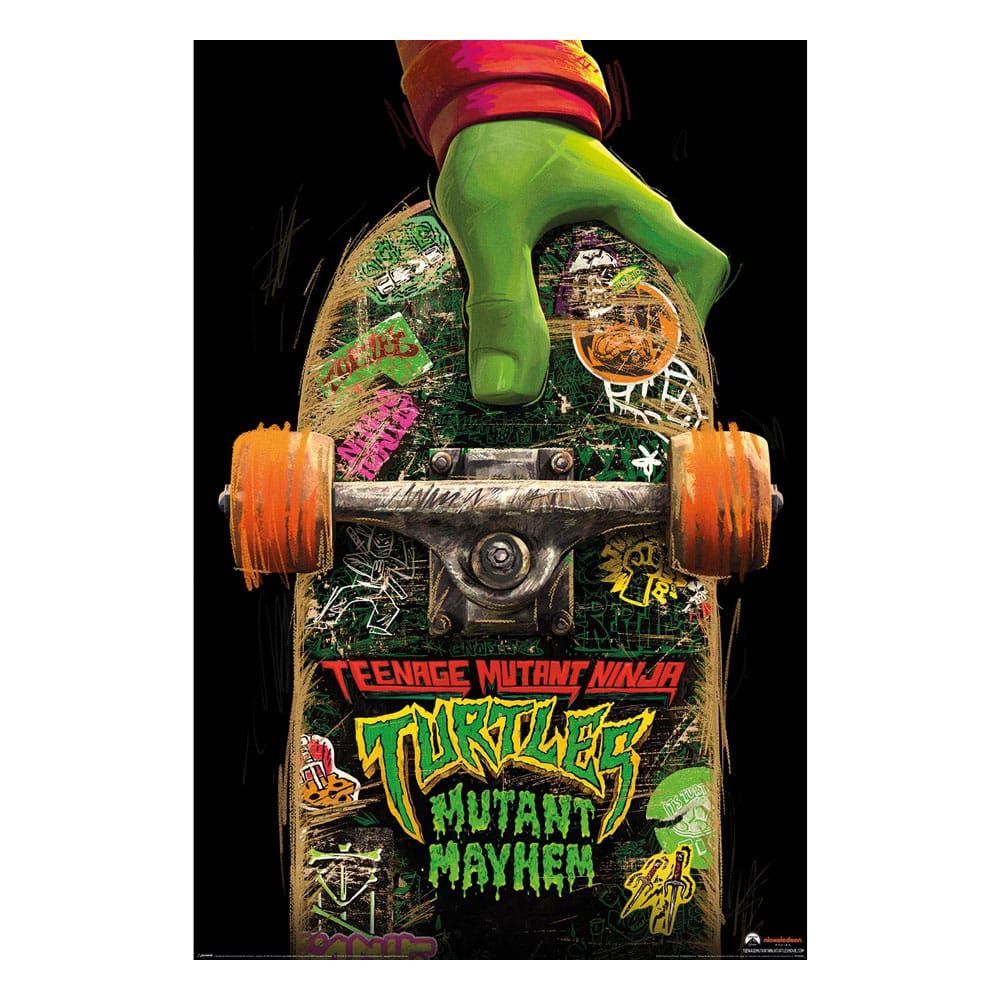 Teenage Mutant Ninja Turtles: Mutant Mayhem Plakát Pack Skateboard 61 x 91 cm (4) Pyramid International