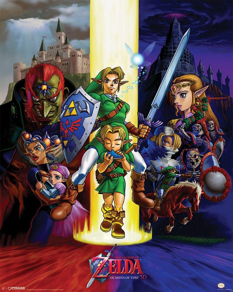 The Legend of Zelda Plakát Pack Ocarina of Time 40 x 50 cm (4) Pyramid International
