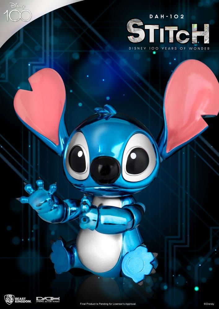 Disney 100 Years of Wonder Dynamic 8ction Heroes Akční Figure 1/9 Stitch (Lilo & Stitch) 16 cm Beast Kingdom Toys