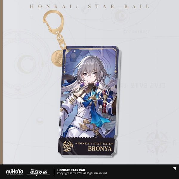 Honkai: Star Rail Character Acrylic Keychain Bronya 9 cm MiHoYo