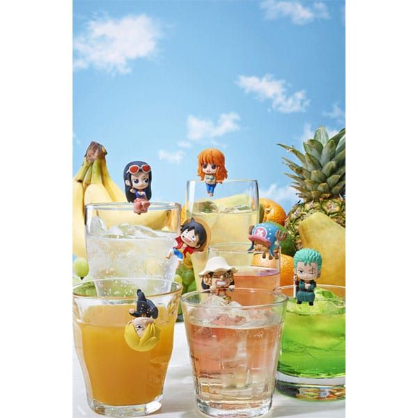 One Piece Ochatomo Series Trading Figure Tea Time of Pirates 4 cm Sada (8) Megahouse