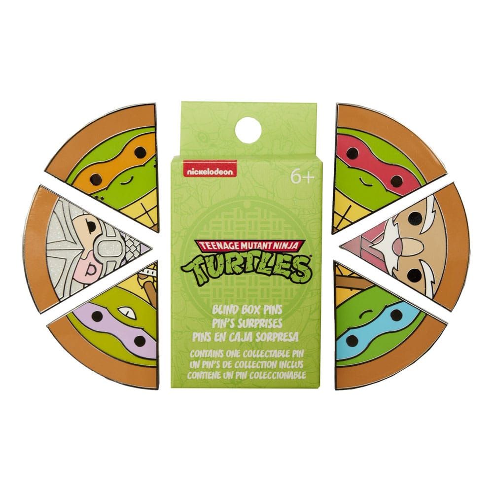 Teenage Mutant Ninja Turtles Loungefly Enamel Pins Blind Box Sada Pizza Slices (12) Funko