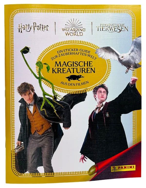 Harry Potter - Magical Creatures Nálepka Album Německá Verze Panini
