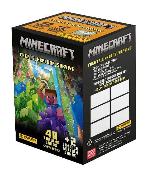 Minecraft - Create, Explore, Survive Trading Karty Blaster Box Anglická Verze Panini