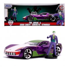 DC Comics Kov. Model 1/24 Joker 2009 Chevy Corvette Stingray