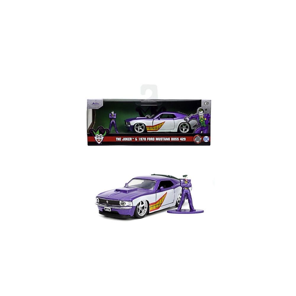 DC Comics Kov. Models 1/32 Joker Ford Mustang Display (6) Jada Toys
