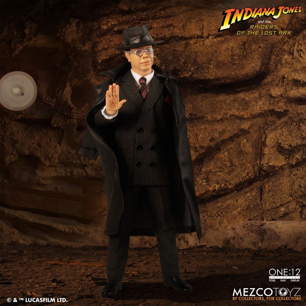 Indiana Jones Akční Figure 1/12 Major Toht and Ark of the Covenant Deluxe Boxed Set 16 cm Mezco Toys
