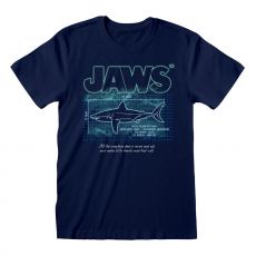 Jaws Tričko Great White Info Velikost L