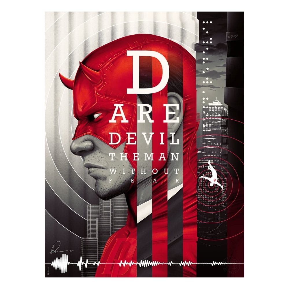 Marvel Art Print Daredevil: The Man Without Fear 46 x 61 cm - unframed Sideshow Collectibles