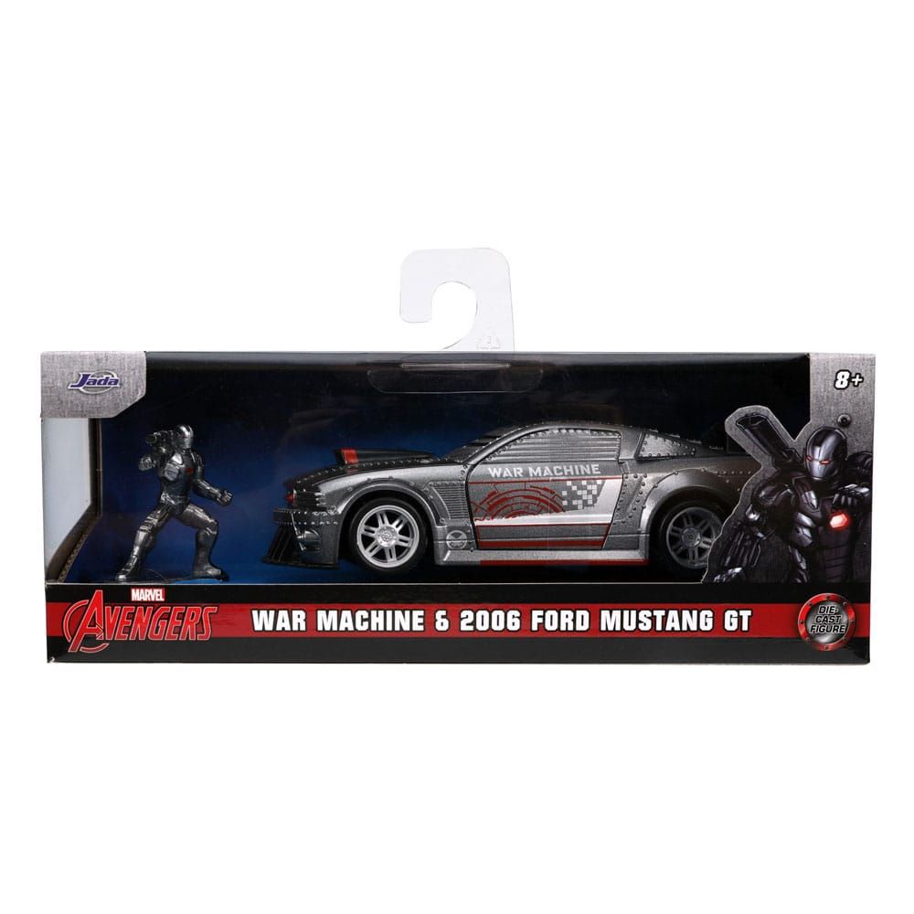 Marvel Kov. Models 1/32 War Machine 2006 Ford Mustang Display (6) Jada Toys