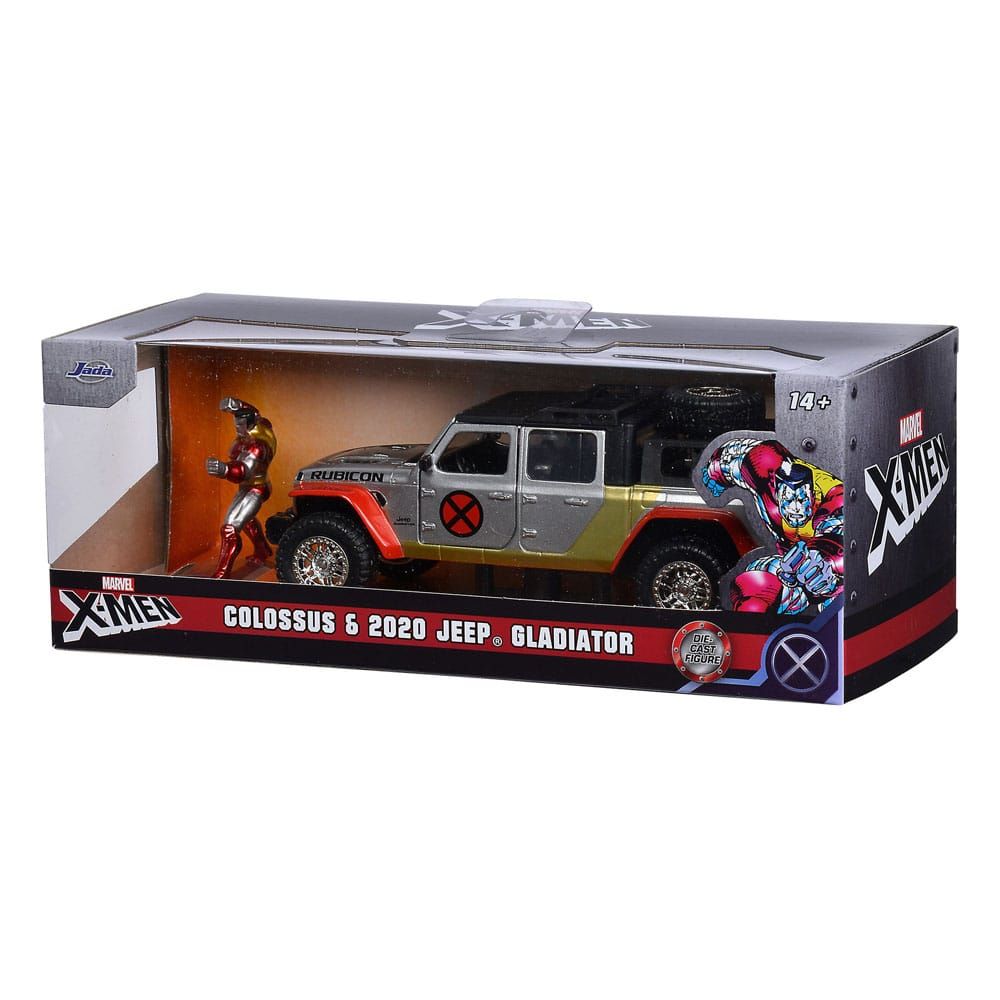 Marvel Kov. Models 1/32 X-Men Jeep Gladiator Display (6) Jada Toys