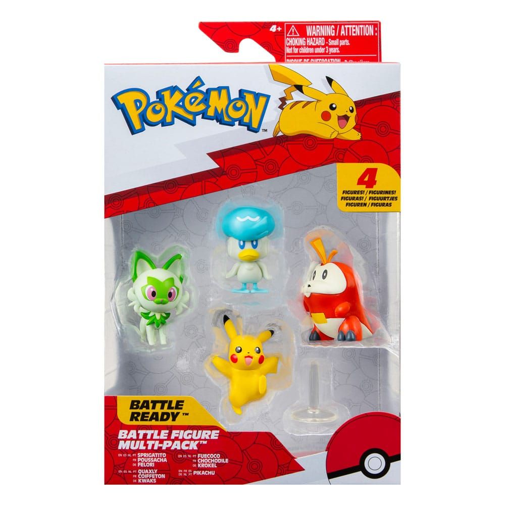 Pokémon Gen IX Battle Figure Set Figure 4-Pack Jazwares