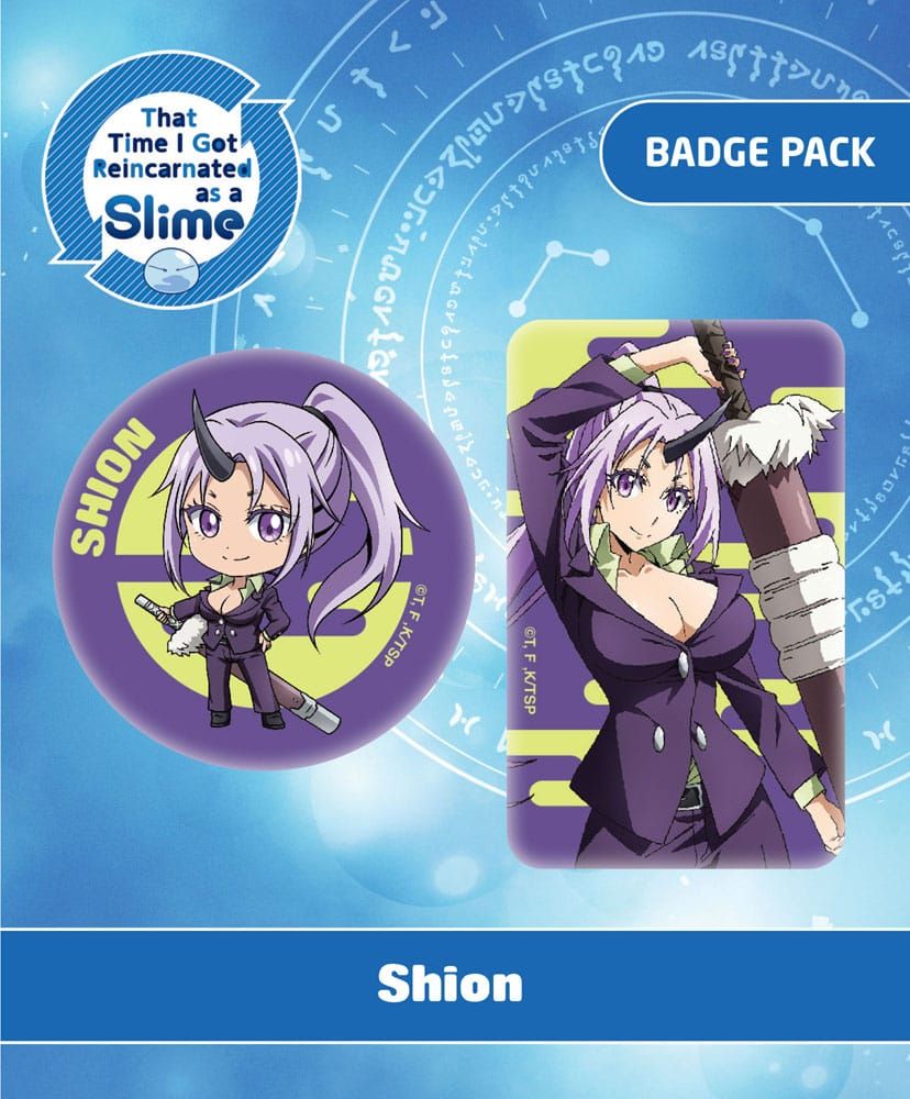 That Time I Got Reincarnated as a Slime Pin Placky 2-Pack Shion POPbuddies