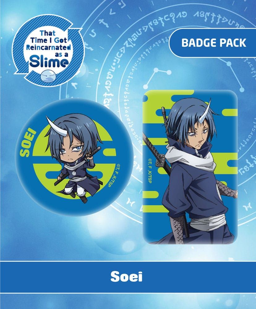 That Time I Got Reincarnated as a Slime Pin Placky 2-Pack Soei POPbuddies