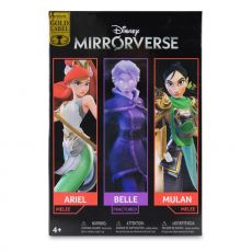 Disney Mirrorverse Akční Figures Princess Pack Mulan, Belle (Fractured) & Arielle (Gold Label) 13 - 18 cm