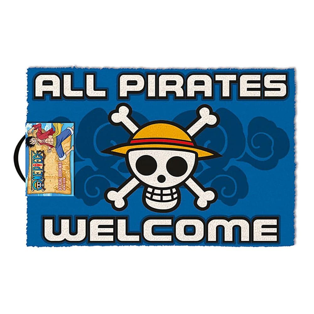 One Piece Rohožka All Pirates Welcome 60 x 40 cm Pyramid International