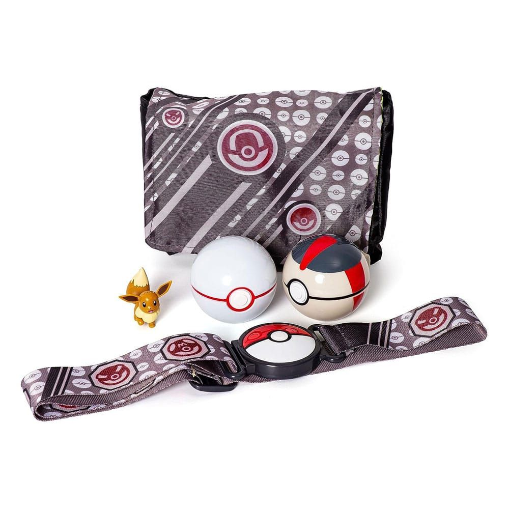 Pokémon Bandolier Set Premier Ball, Timer Ball & Eevee Jazwares