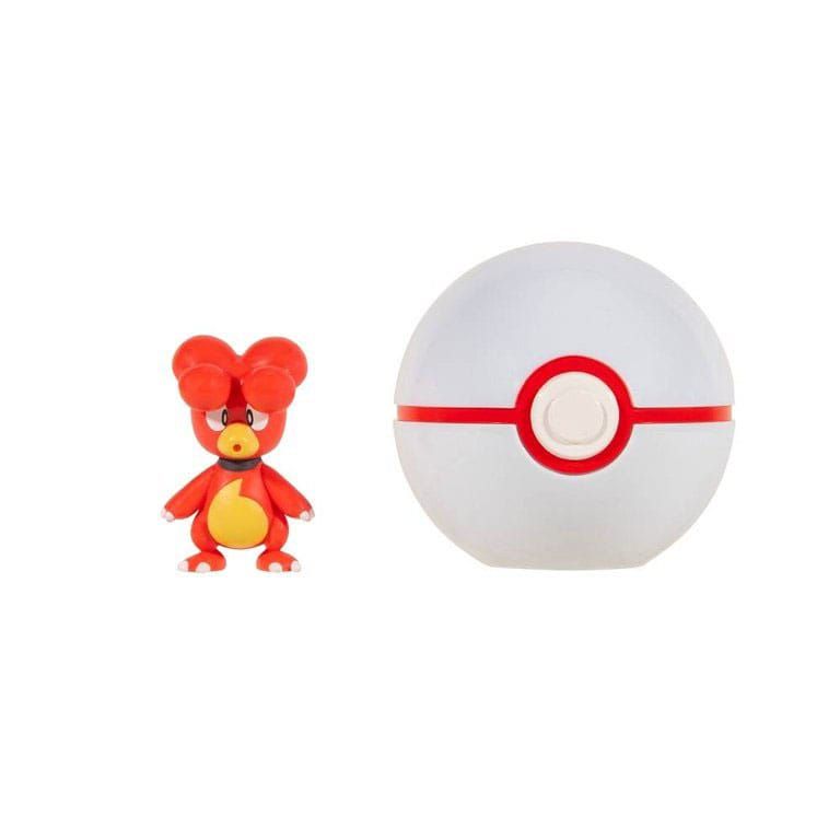 Pokémon Clip'n'Go Poké Balls Magby & Poké Ball Jazwares