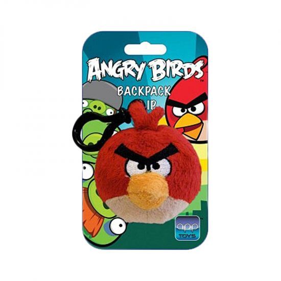 Angry Birds plyšový přívěšek na klíče Red Bird 6 cm Commonwealth