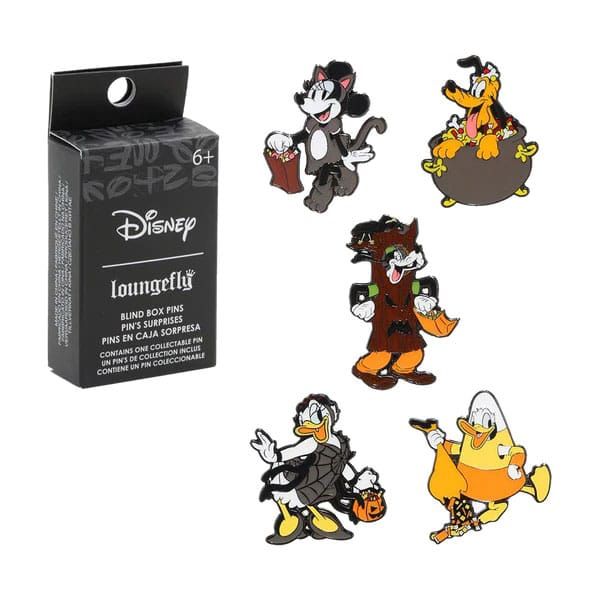 Disney Loungefly Enamel Pins Mickey Mouse & Friends Halloween Display (12) Funko