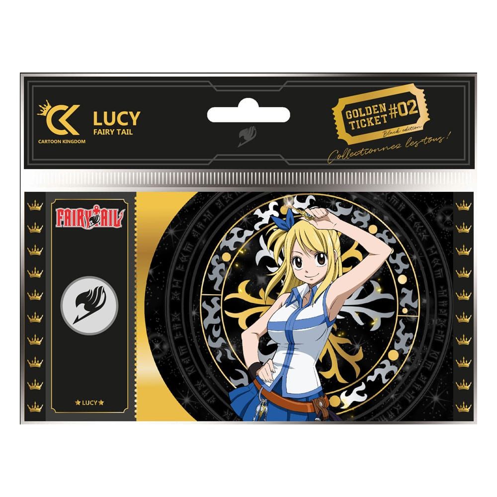 Fairy Tail Golden Ticket Black Edition #02 Lucy Case (10) Cartoon Kingdom