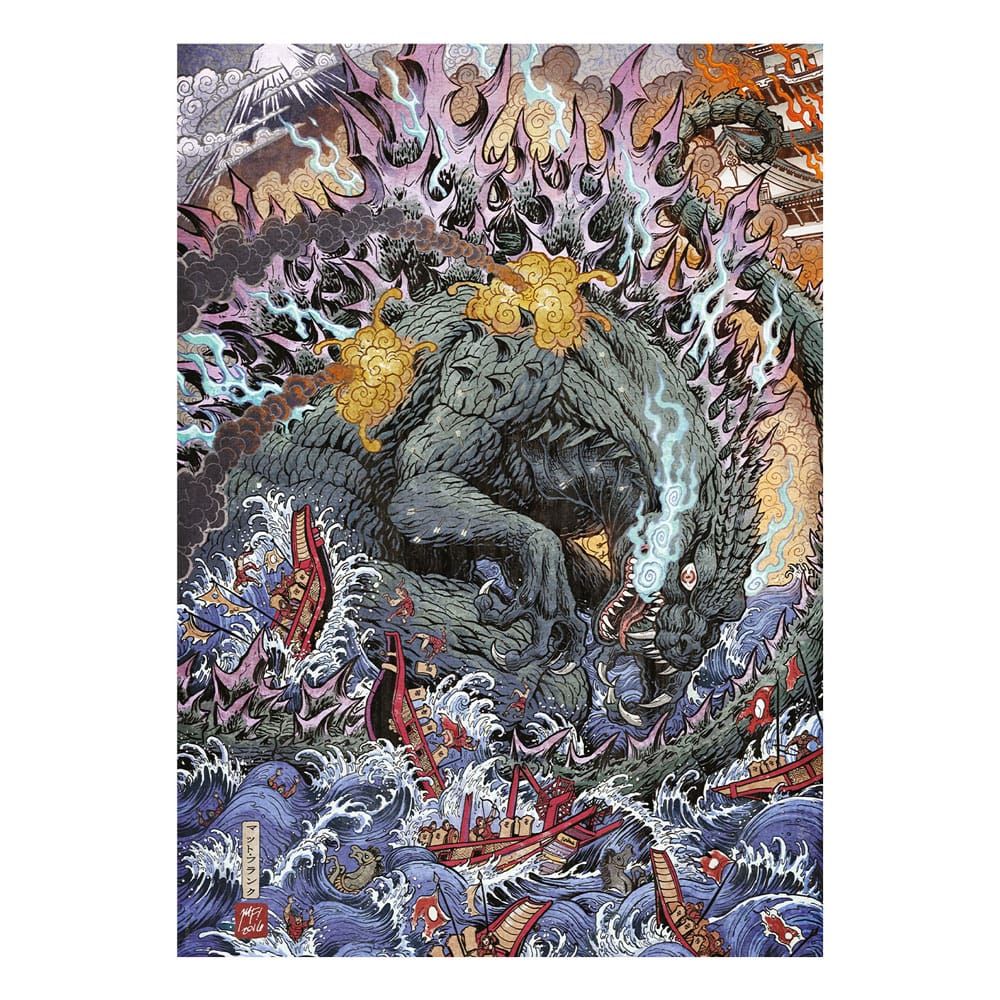 Godzilla Art Print Limited Edition 42 x 30 cm FaNaTtik
