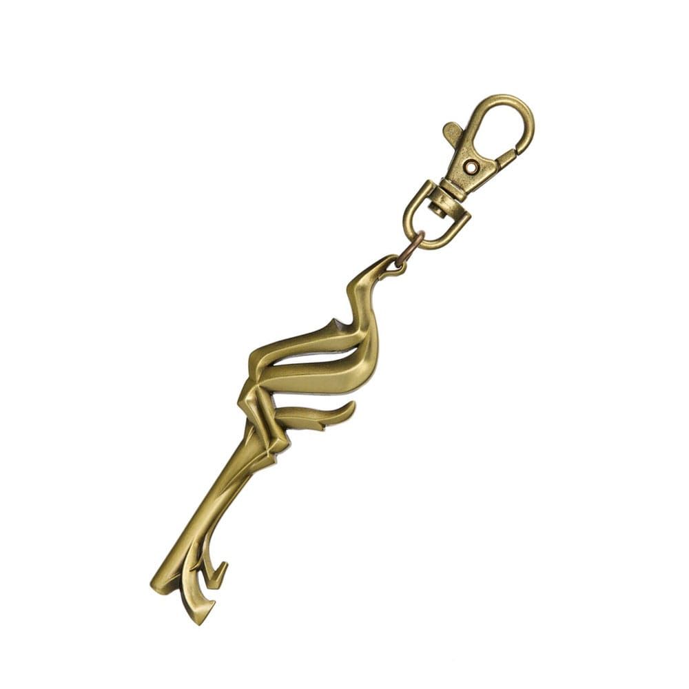 Harry Potter Metal Keychain Bradavice Legacy Portkey 14 cm Noble Collection