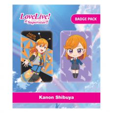 Love Live! Pin Placky 2-Pack Kanon Shibuya