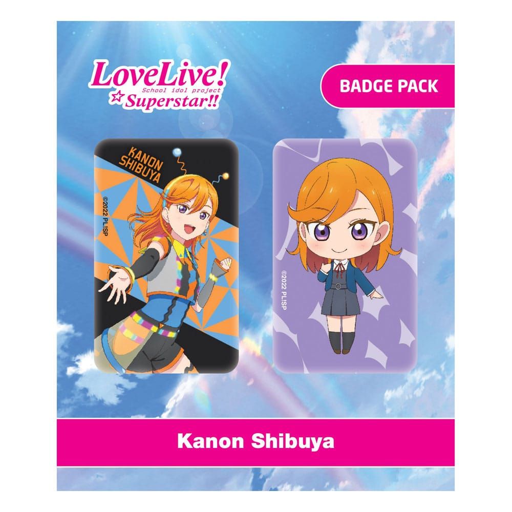 Love Live! Pin Placky 2-Pack Kanon Shibuya POPbuddies