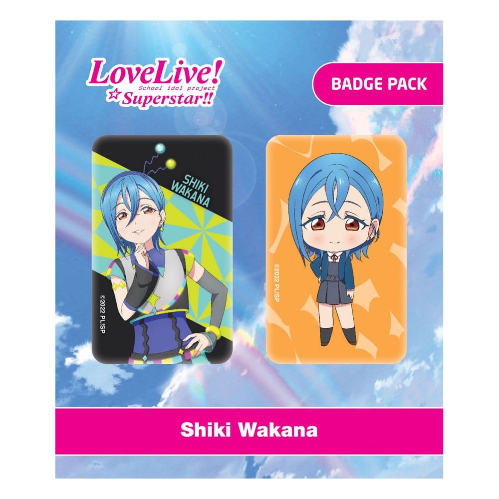 Love Live! Pin Placky 2-Pack Shiki Wakana POPbuddies