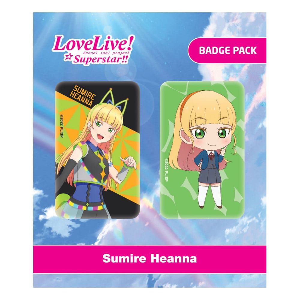 Love Live! Pin Placky 2-Pack Sumire Heanna POPbuddies