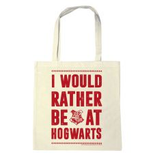 Harry Potter Tote Bag I Would Rather Be At Bradavice