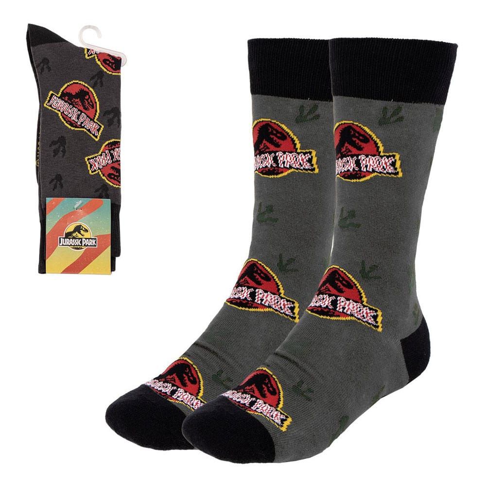 Jurassic Park Ponožky Logo Sada (6) Cerdá