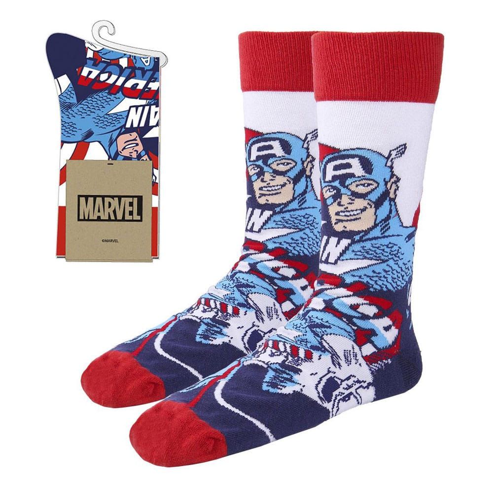 Marvel Ponožky Captain America Sada (6) Cerdá
