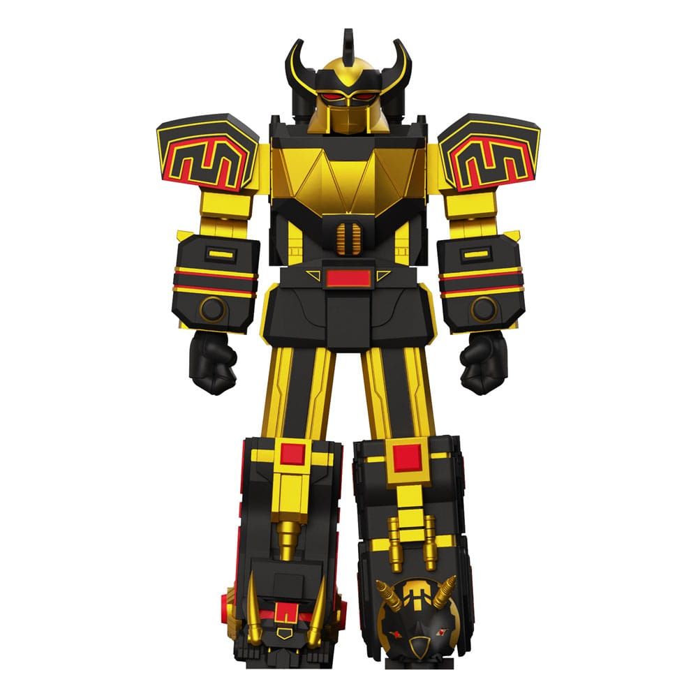 Power Rangers Ultimates Akční Figure Megazord (Black/Gold) 18 cm Super7