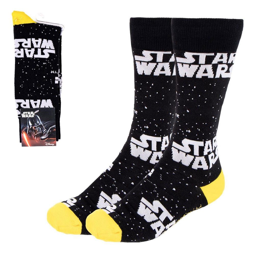 Star Wars Ponožky Logo Sada (6) Cerdá