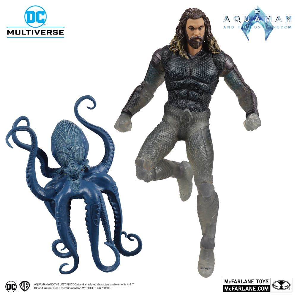 Aquaman and the Lost Kingdom DC Multiverse Akční Figure Aquaman (Stealth Suit with Topo) (Gold Label) 18 cm McFarlane Toys