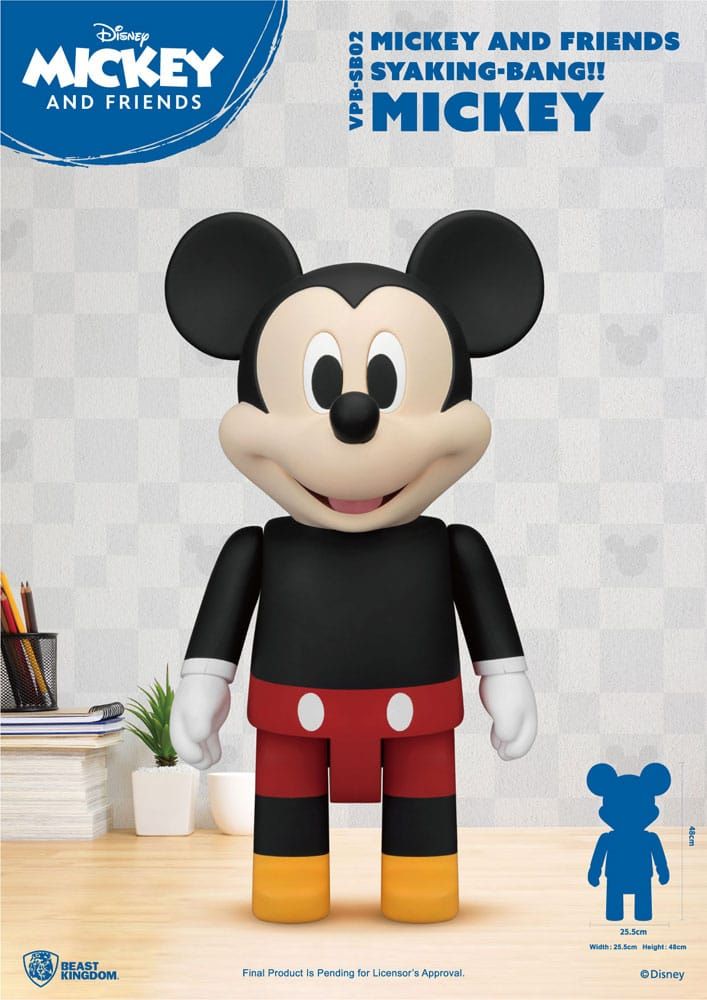 Disney Syaing Bang Vinyl Pokladnička Mickey and Friends Mickey 48 cm Beast Kingdom Toys