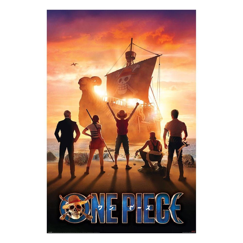 One Piece Plakát Pack Set Sail 61 x 91 cm (4) Pyramid International
