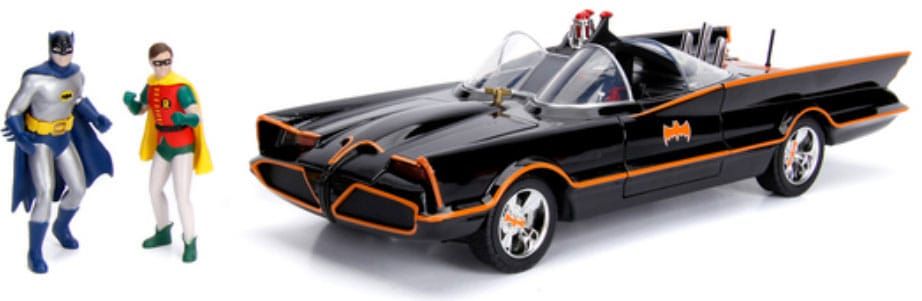 DC Comics Kov. Model 1/18 Batman Classic Batmobile Jada Toys