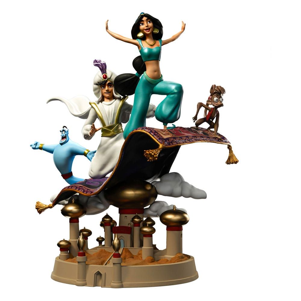 Disney Deluxe Art Scale Soška 1/10 Aladdin and Yasmine 30 cm Iron Studios