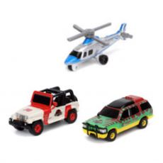 Jurassic World Nano Hollywood Cars Kov. Mini Cars 4-Pack Jada Toys