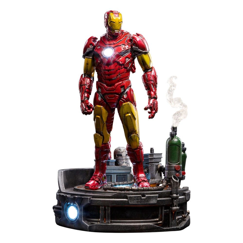 Marvel Deluxe Art Scale Soška 1/10 Iron Man Unleashed 23 cm Iron Studios